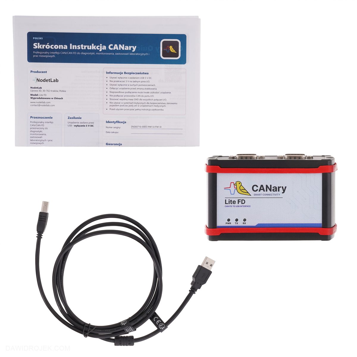 CANary package contents